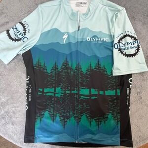 Specialized RBX Cycling Jersey LG Olympic Bike Shop Lake Tahoe 40th Anniversary